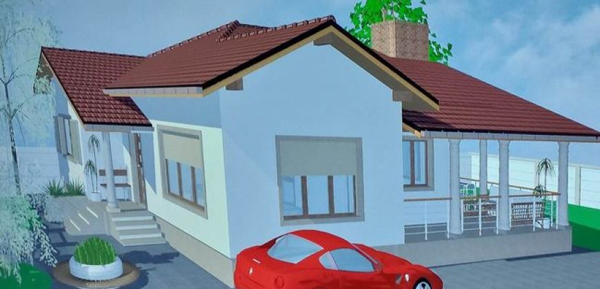 Casa la cheie, teren 500 mp, toate utilitatile-Ighiu !