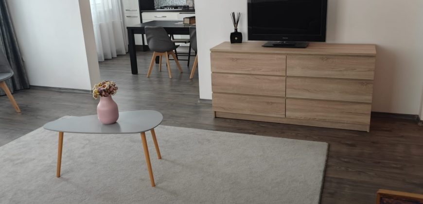 Apartament 2 camere, etaj 2, bloc nou, mobilat, utilat, zona Centru!