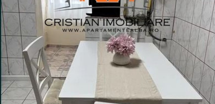 Apartament 2 camere decomandat, mobilat, utilat, Ampoi 3!