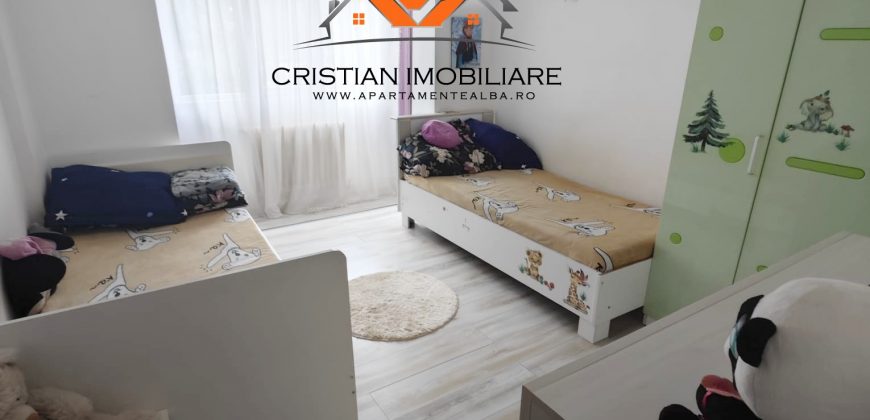 Apartament 2 camere decomandat, Parter inalt, mobilat, utilat, Ampoi 3!