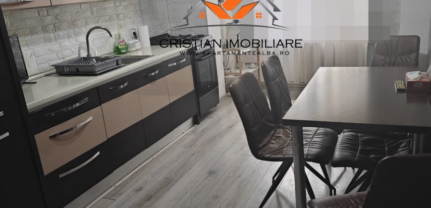 Apartament 2 camere decomandat, Parter inalt, mobilat, utilat, Ampoi 3!
