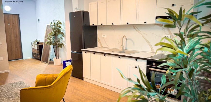Apartament 3 camere, bloc nou, complet mobilat-utilat